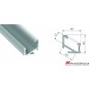 ALU PROFIL TYP H ROHOVÝ (30°/60°) PRE 1 x 12MM LED ALU PROFIL TYP H ROHOVÝ (30°/60°) PRE 1 x 12MM LED