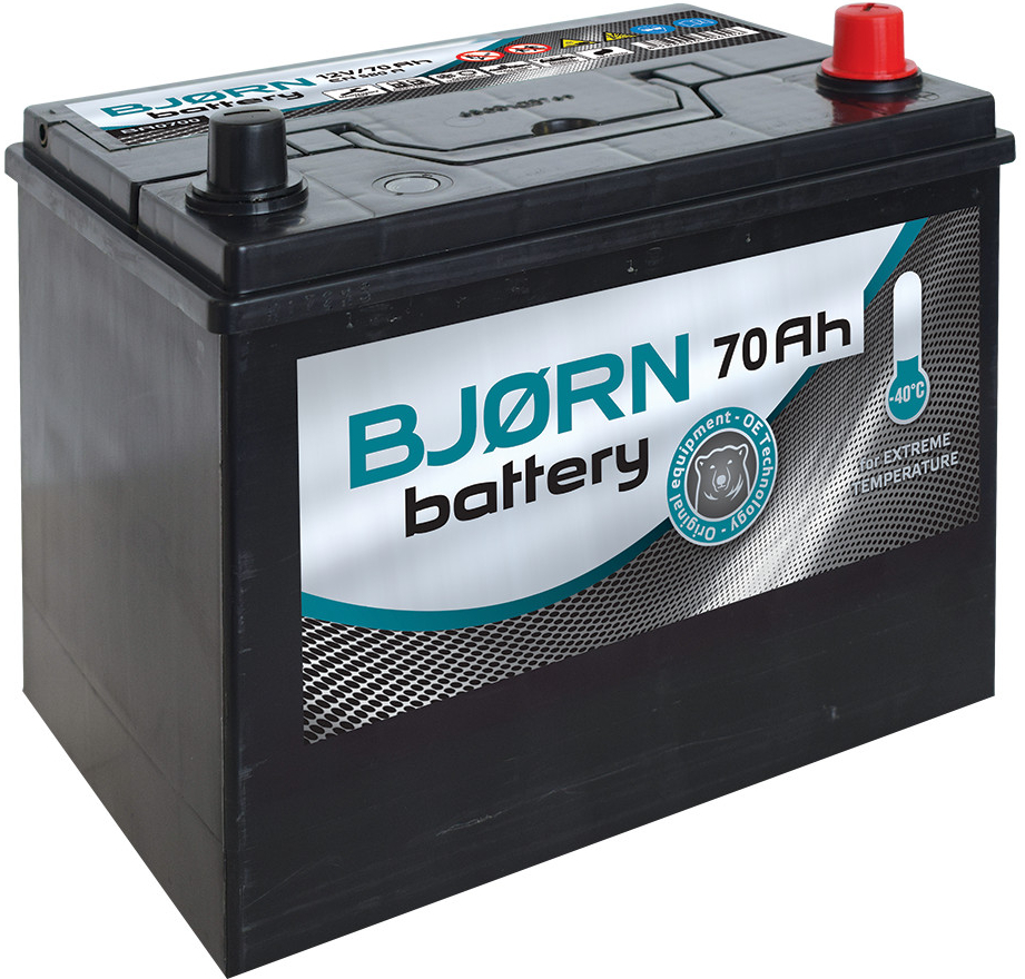 Bjorn 12V 70Ah 580A BA0700