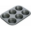 TESCOMA Delicia čierna - forma na pečenie 6 muffinov a košíčkov z nerezovej ocele TESCOMA Delicia čierna - forma na pečenie 6 muffinov a košíčkov z nerezovej ocele
