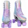 Detské dvojradové korčule - Classic Retro Roller Skates Raven Holo 35-38