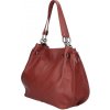 Mondo Italia Dámska kožená kabelka 842 červená Made in Italy Červená Mondo Italia Dámska kožená kabelka 842 červená Made in Italy Červená