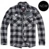 BRANDIT košeľa Ozzy Checkshirt Long Sleeve čierno-šedá Veľkosť: M BRANDIT košeľa Ozzy Checkshirt Long Sleeve čierno-šedá Veľkosť: M