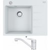 Franke CNG 611-62 TL/2 biela ľad s excentrom + Franke FC 9541.094 NOVARA PLUS biela led Franke CNG 611-62 TL/2 biela ľad s excentrom + Franke FC 9541.094 NOVARA PLUS biela led