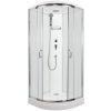 ARTTEC BRILIANT 90 x 90 cm - Sprchový box model 1 Stropné činčilové sklo PAN04527 ARTTEC BRILIANT 90 x 90 cm - Sprchový box model 1 Stropné činčilové sklo PAN04527