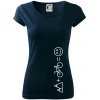 Hory bicykel úsmev - Dámske tričko Pure - 3XL ( Tmavomodrá (veľmi tmavá - skoro čierna) ) Hory bicykel úsmev - Dámske tričko Pure - 3XL ( Tmavomodrá (veľmi tmavá - skoro čierna) )