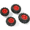Rollytoys Nafukovacie pneumatiky na traktory Junior, Farmtrac - červené Rollytoys Nafukovacie pneumatiky na traktory Junior, Farmtrac - červené