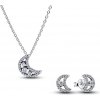 PANDORA set náhrdelník a náušnice Mesiac 394259C01-50+294257C01