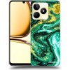 Picasee silikónový čierny obal pre Realme C53 - Green Gold Picasee silikónový čierny obal pre Realme C53 - Green Gold