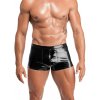 Noir Handmade H095 Voltage PVC Shorts Black
