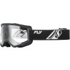 FLY RACING okuliare FOCUS detské čierna/biela číre plexi FLY RACING okuliare FOCUS detské čierna/biela číre plexi