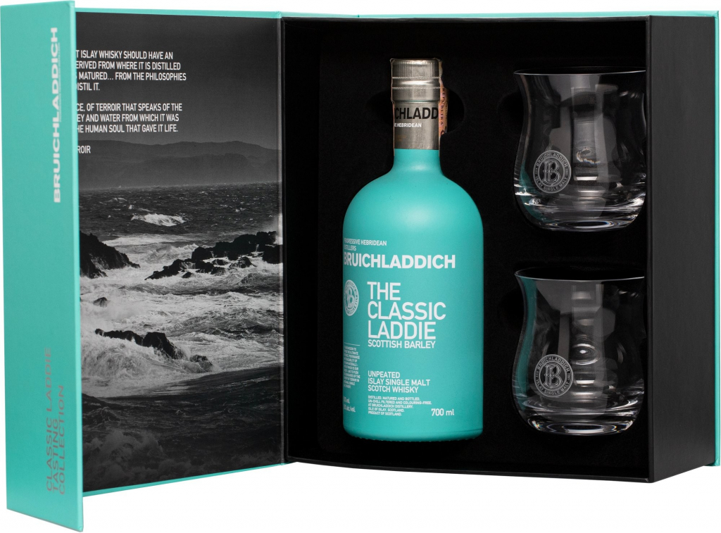 Bruichladdich Classic Laddie 50% 0,7 l (darčekové balenie 2 poháre)