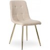 Jedálenská stolička DENVER Teddy zlatá / béžová Jedálenská stolička DENVER Teddy zlatá / béžová