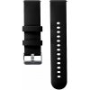 Madvell Silikónový remienok čierny so striebornou sponou 20mm Madvell Silikónový remienok čierny so striebornou sponou 20mm