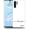 Picasee silikónový čierny obal pre Huawei P30 Pro - Milujem ťa Picasee silikónový čierny obal pre Huawei P30 Pro - Milujem ťa