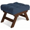 Marior HOME ALLEGRO Pouffe 55x47x43 cm blue walnut (lněný olej) Marior HOME ALLEGRO Pouffe 55x47x43 cm blue walnut (lněný olej)