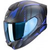 SCORPION prilba EXO-530 AIR Theras matt black/blue - S SCORPION prilba EXO-530 AIR Theras matt black/blue - S