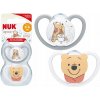 NUK Cumlík upokojujúci silikónový 0-6m Space Disney Macko Pú balenie 2 ks NUK Cumlík upokojujúci silikónový 0-6m Space Disney Macko Pú balenie 2 ks