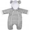Zimná dojčenská kombinéza s kapucňou s uškami New Baby Pumi grey 68 (4-6m) Zimná dojčenská kombinéza s kapucňou s uškami New Baby Pumi grey 68 (4-6m)