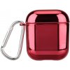 Mirror shine pouzdro pre Apple AirPods 1/2 Farva: Červená Mirror shine pouzdro pre Apple AirPods 1/2 Farva: Červená