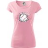 Baseball lopta v triku - Dámske tričko Pure - M ( Ružová ) Baseball lopta v triku - Dámske tričko Pure - M ( Ružová )