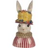 Clayre & Eef Decorative Figurine Rabbit 26x19x50 Cm Beige Plastic - 26*19*50 cm
