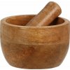 Excellent Houseware Drevený mažiar Mango 10x6,5 cm Excellent Houseware Drevený mažiar Mango 10x6,5 cm