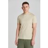 TRIČKO GANT SLIM MERCERIZED SS T-SHIRT SILKY BEIGE TRIČKO GANT SLIM MERCERIZED SS T-SHIRT SILKY BEIGE