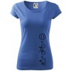 Hory bicykel úsmev - Dámske tričko Pure - XL ( Svetlomodrá ) Hory bicykel úsmev - Dámske tričko Pure - XL ( Svetlomodrá )