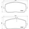Sada brzdových platničiek kotúčovej brzdy BREMBO P 50 152 Sada brzdových platničiek kotúčovej brzdy BREMBO P 50 152