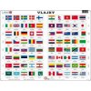 Puzzle MAXI - Vlajky světa/80 dílků Puzzle MAXI - Vlajky světa/80 dílků