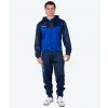 TUTA VISA MELANGE CON CAPPUCCIO POLARFLEECE súprava modrá-azúrová modrá melanž 3XL TUTA VISA MELANGE CON CAPPUCCIO POLARFLEECE súprava modrá-azúrová modrá melanž 3XL