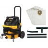 Vysávač 38l 1400W trieda ods. M Tool Connect (sada na vysávanie podlahy + 5x fleesové vrecko) DEWALT DWV905MKIT Vysávač 38l 1400W trieda ods. M Tool Connect (sada na vysávanie podlahy + 5x fleesové vrecko) DEWALT DWV905MKIT