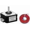 Krokový motor Nema 17 (Pancake) 42x42x23mm s káblom XH2.54 Krokový motor Nema 17 (Pancake) 42x42x23mm s káblom XH2.54