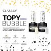 Claresa Hybridný Top Coat Čierne Čiastočky Bubble Black Matt Bez Výpotku 5 ml Claresa Hybridný Top Coat Čierne Čiastočky Bubble Black Matt Bez Výpotku 5 ml