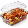 Simax Pekáč hranatý+veko 3,2+2,2l Simax Pekáč hranatý+veko 3,2+2,2l