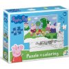 DODO Obojstranné puzzle Prasiatko Peppa: Piknik 60 dielikov DODO Obojstranné puzzle Prasiatko Peppa: Piknik 60 dielikov