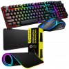 Hybridná klávesnica, herná súprava pre hráča, hráčov, LED RGB USB Hybridná klávesnica, herná súprava pre hráča, hráčov, LED RGB USB