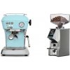 Ascaso Dream ONE, Kid Blue + Eureka Mignon Specialita Smart, CR chrome Ascaso Dream ONE, Kid Blue + Eureka Mignon Specialita Smart, CR chrome