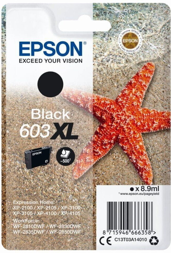 Epson 603XL Black - originálny