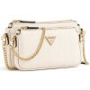 Guess kabelka – kabelka cez rameno, polyuretán, béžová Guess kabelka – kabelka cez rameno, polyuretán, béžová