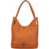 Dámska kožená kabelka cez plece oranžová - Delami Nellis oranžová Dámska kožená kabelka cez plece oranžová - Delami Nellis oranžová