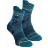 Merino ponožky Ortovox Alpine Light Quarter Socks - mountain blue Merino ponožky Ortovox Alpine Light Quarter Socks - mountain blue