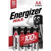 Energizer Max AA 4ks E303323700 Energizer Max AA 4ks E303323700