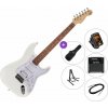 PSD Guitars STC-100-HSS SET White Elektrická gitara PSD Guitars STC-100-HSS SET White Elektrická gitara