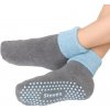 Detské protišmykové ponožky Safety line smotanová