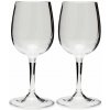 Set skladacích pohárov GSI Outdoors NESTING WINE GLASS SET Transparentná Set skladacích pohárov GSI Outdoors NESTING WINE GLASS SET Transparentná