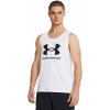 UNDER ARMOUR SPORTSTYLE LOGO TANK, White / Black - S UNDER ARMOUR SPORTSTYLE LOGO TANK, White / Black - S