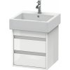 DURAVIT Ketho závesná skrinka pod umývadlo, 2 zásuvky, 450 x 440 x 480 mm, biela vysoký lesk, KT663502222 DURAVIT Ketho závesná skrinka pod umývadlo, 2 zásuvky, 450 x 440 x 480 mm, biela vysoký lesk, KT663502222
