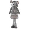 Dekorácia MagicHome Vianoce, Myška s čiapkou, 57 cm Dekorácia MagicHome Vianoce, Myška s čiapkou, 57 cm