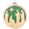 Libelula Drevená vianočná ozdoba s vianočným motívom 19 Farba: Zelená Libelula Drevená vianočná ozdoba s vianočným motívom 19 Farba: Zelená